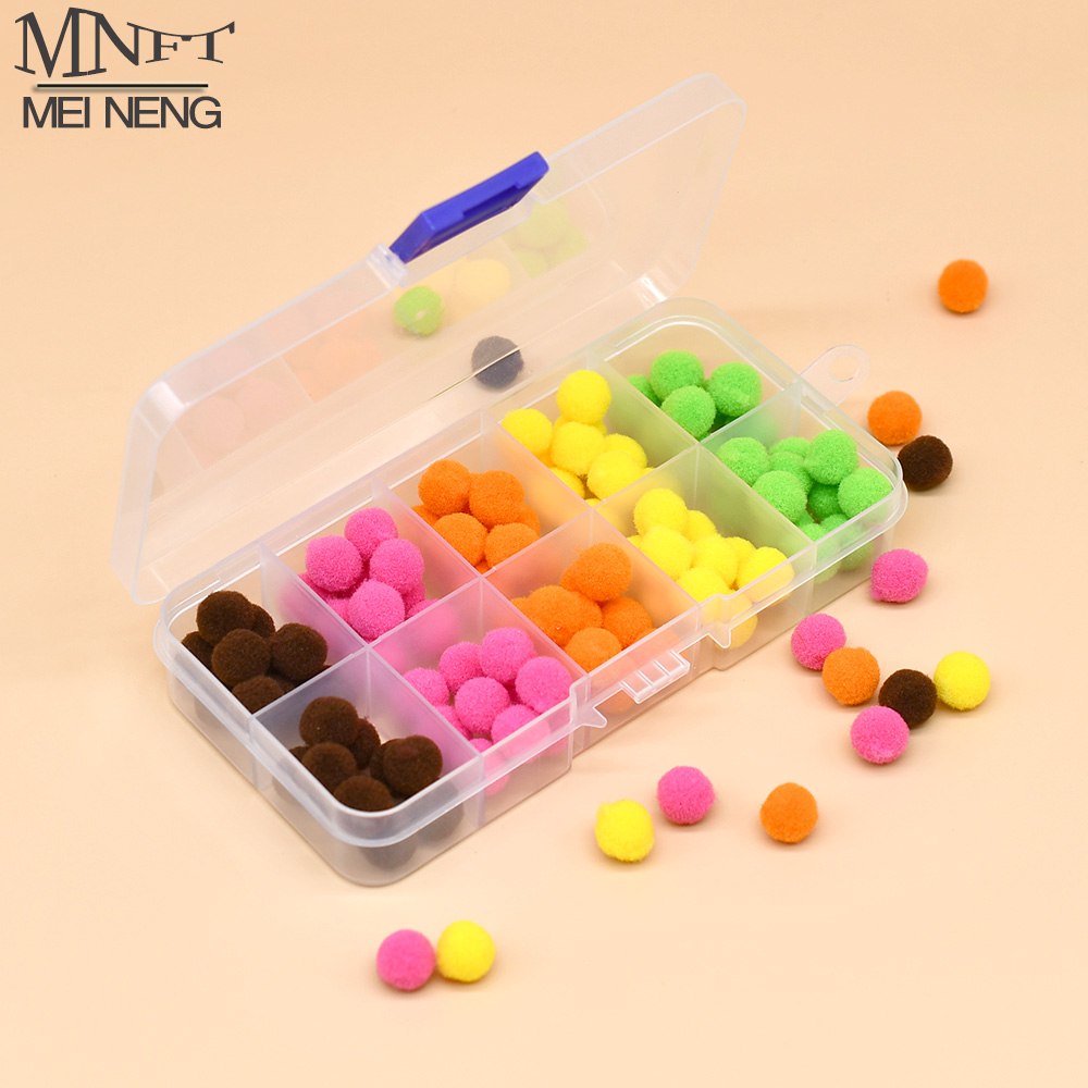 Fishing Hook Box - MNFT Gemengde Kleur 100 stks/doos Glo-Bug