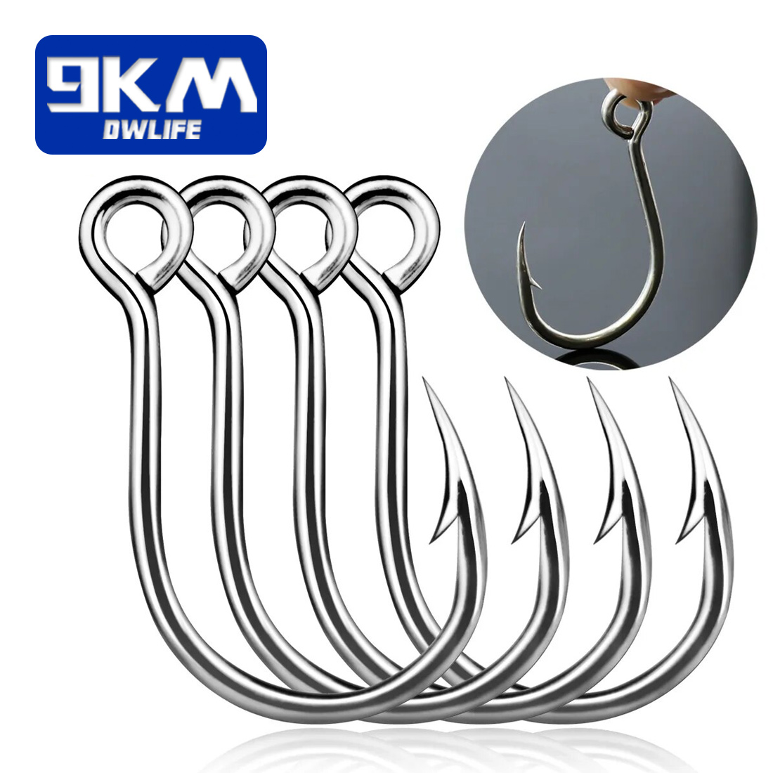 Fishing Hook Assortment - 9KM Vishaken 25 Stuks Jig Haak