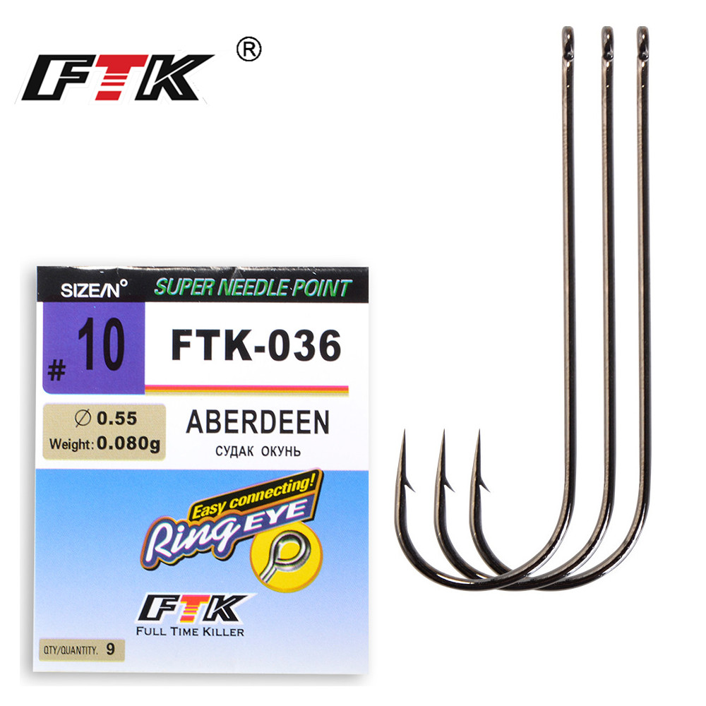 Fishing Hook Assortment - Ftk Klassieke Aberdeen Zee Vishaken Uit