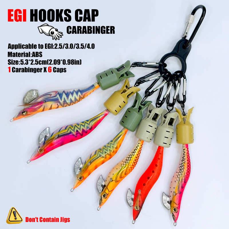Inktvis Jig Haak Caps en Karab - Fishing Hook Jig recensie en prijs