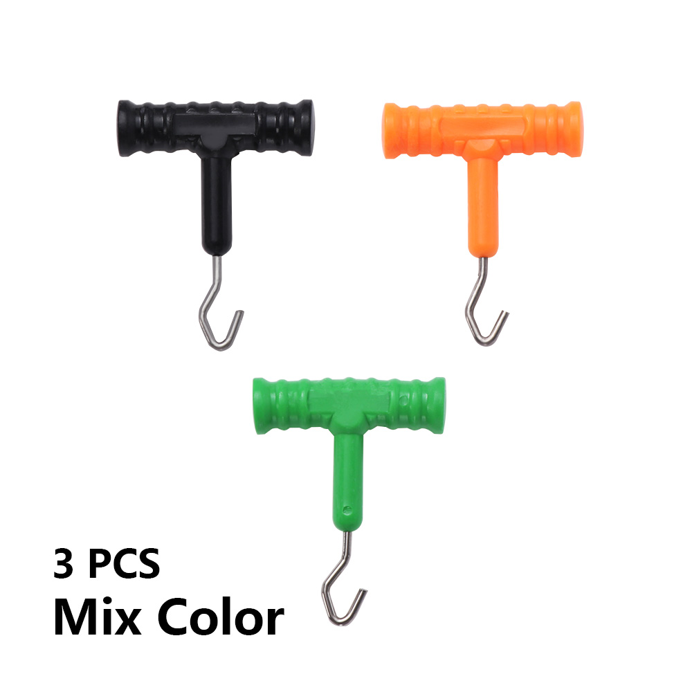 3Pcs Abs Grip + Rvs Glad Knoop - Fishing Hook Remover recensie en prijs