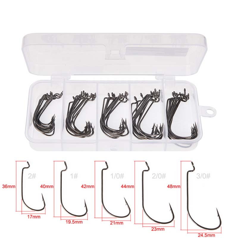 50 stuks/doos Hoogwaardig kool - Fishing Hook Box recensie en prijs