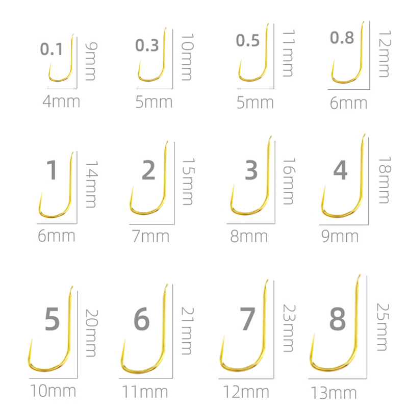 100 stuks Shinkanto weerhaaklo - Fishing Hook Size recensie en prijs