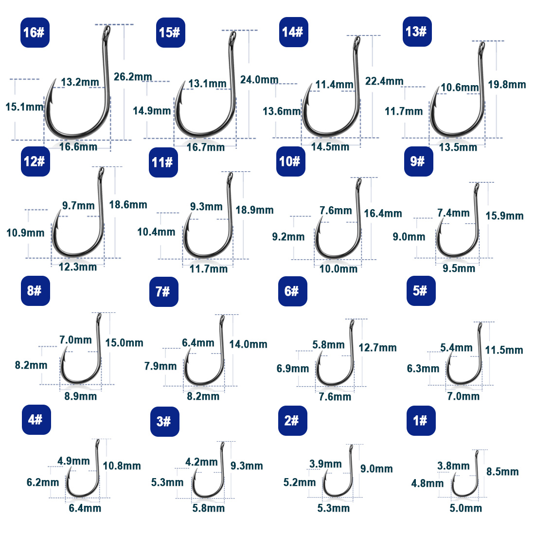 9KM Iseama Vishaken 50 ~ 200 S - Fishing Hook Assortment recensie en prijs
