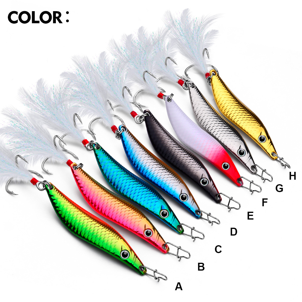 1Pcs Pailletten Imitatie Aas S - Fishing Hook Jig recensie en prijs